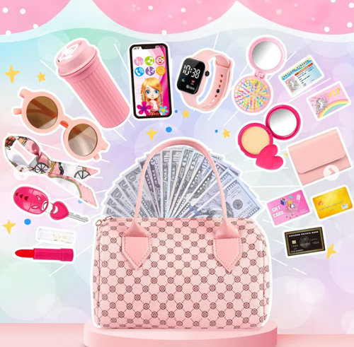 Children's play house handbag toy