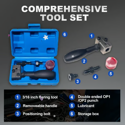 🔩Universal Car Brake Line Flaring Tool Kit