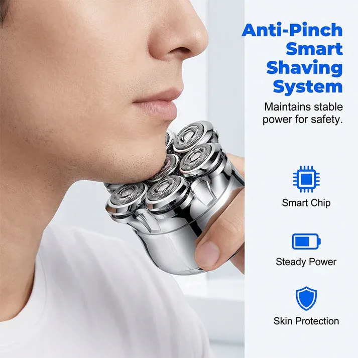 Waterproof Wet & Dry Rotary Shaver