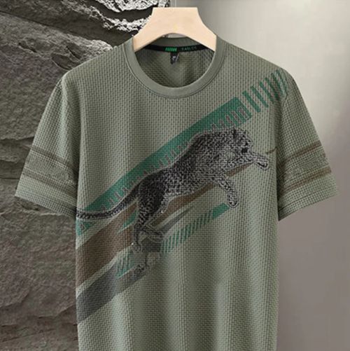 ⏳ Limited time💥Men's Printed Round Neck Short Sleeve T-shirt