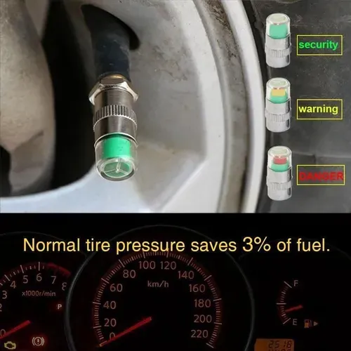 4 PCS Car Tire Pressure Monitor Valve