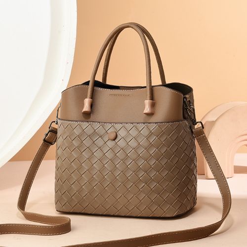 Women's Woven Soft Leather Bag
