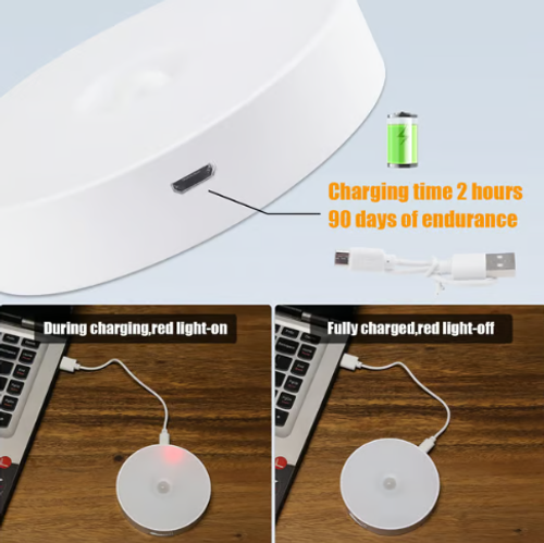 3pcs Motion Sensor LED Night Light