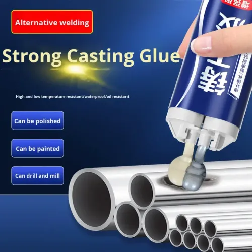 🔥Metal Casting Repair Glue 🛠️Fixes Everything! 🔧（A case of 10 bottles）