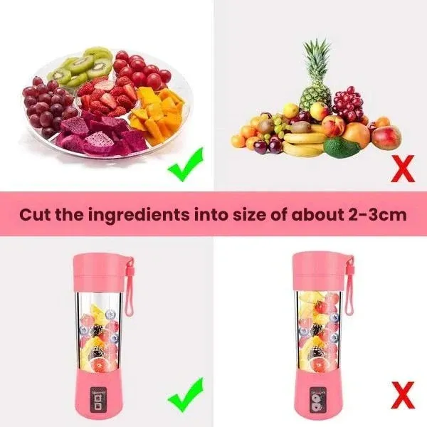 2-in-1 Juicer Bottle | Compact & Sleek | Travel-Friendly