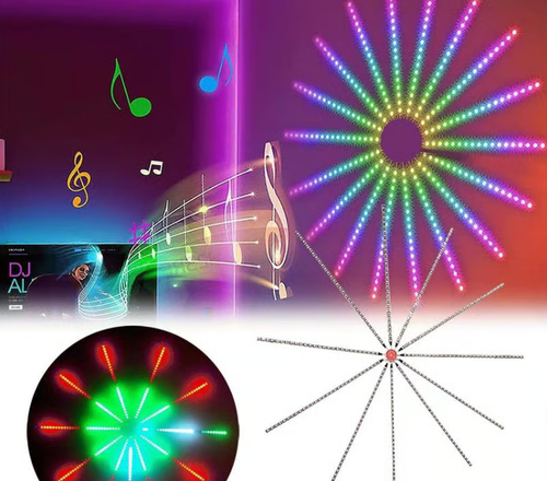 🎁💡WiFi Bluetooth Smart Fireworks Led Light