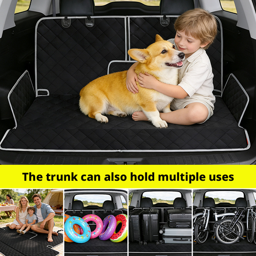 Universal Fit Pet Car Seat Cover – Waterproof, 4-Layer Scratch-Resistant & Non-Slip for Dogs & Cats 🐾🚗