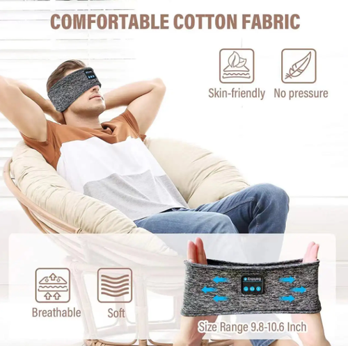 Smart wireless music eye mask, breathable sleep aid