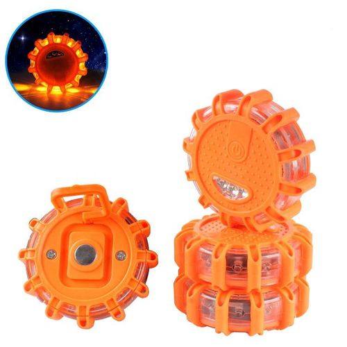 Kongbo Emergency Magnetic LED Light Road Flares Warning Lights for Car Truck Boat