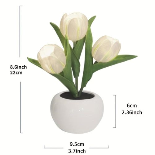 🔥LED Tulip Night Light Flower Table Lamp🌷