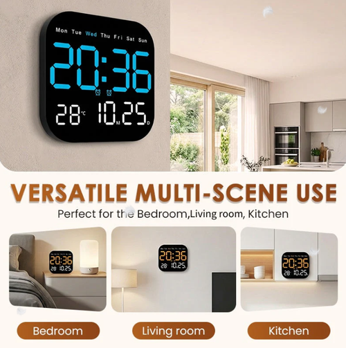 Multifunctional Digital Alarm Clock for Home & Office