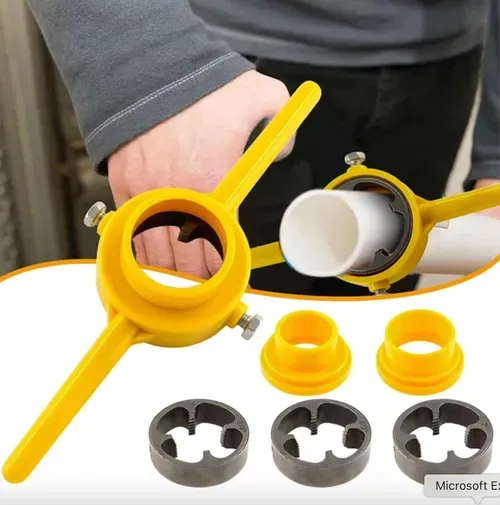 Water Pipe Die Plastic Pipe Die Tap Wrench Set