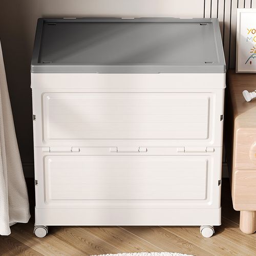Household multi-functional folding storage box