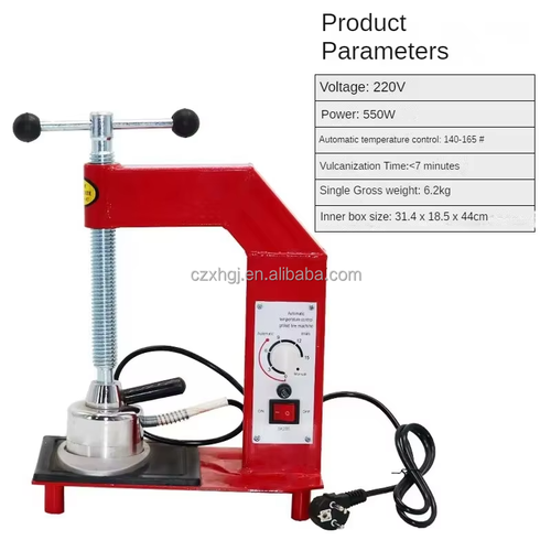 Automatic temperature-controlled timed tire repair machine