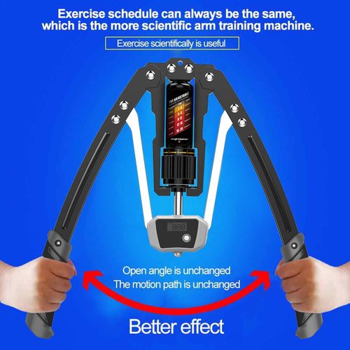 Twister Arm Exerciser with Counter Display-Adjustable 22-440lbs Hydraulic Power, Home Chest Expander
