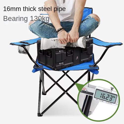 Portable Luxury Double Seat Reclining Folding Beach Camping Chairs Removable Umbrella Thickened Sunshade Stainless Steel Frame