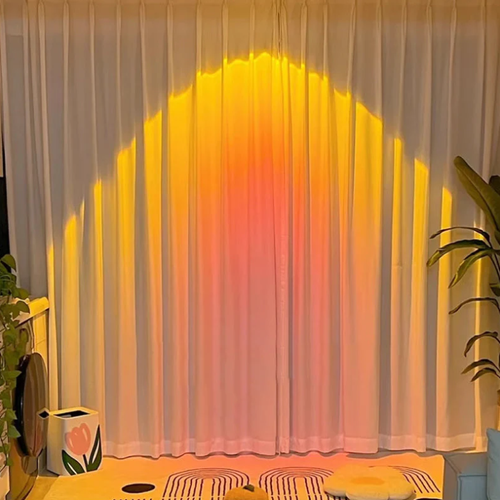 LED Sunset Projection Lamp,for Photography, Selfies, Parties - Home, Bedroom, Wedding, Camping, Valentine's Day, Halloween, Christmas Decor, Sunset Lamp