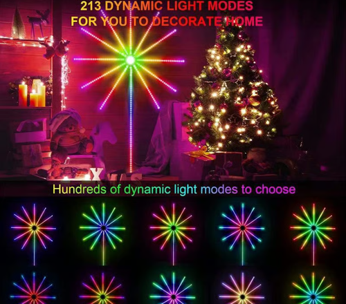 🎁💡WiFi Bluetooth Smart Fireworks Led Light
