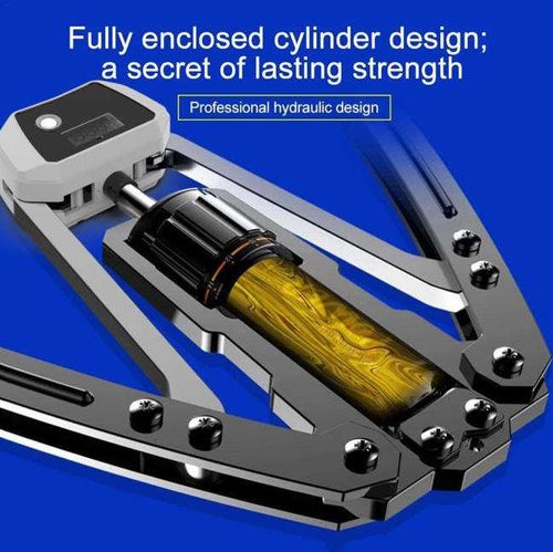 Twister Arm Exerciser with Counter Display-Adjustable 22-440lbs Hydraulic Power, Home Chest Expander