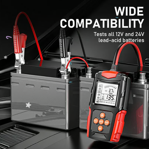 12V 24V Car Battery Tester with CCA & IR