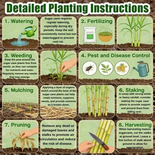 🍃 Sugarcane Seeds(1000seeds)