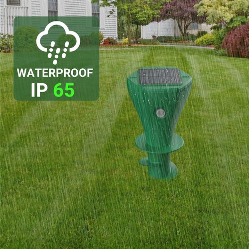 New Design Screw Solar Mole Repeller Garden Mole Repellent Sonic Rodent Gopher Snake Mouse Mice Repeller Stakes