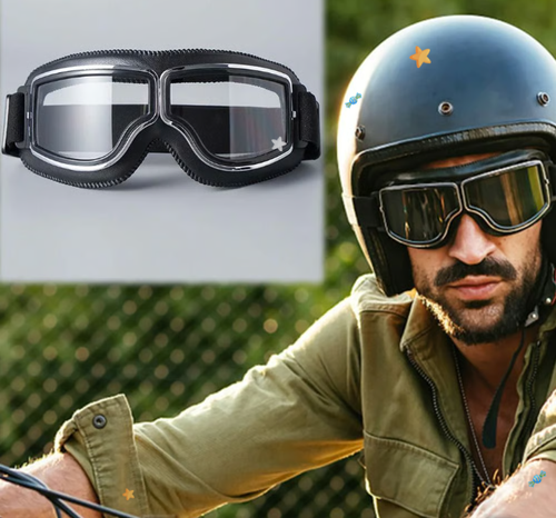 Vintage Helmet Goggles Goggles Motorcycle Goggles