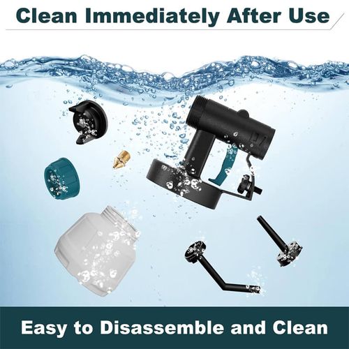 High-pressure Cordless Paint Sprayer with 2 Batteries