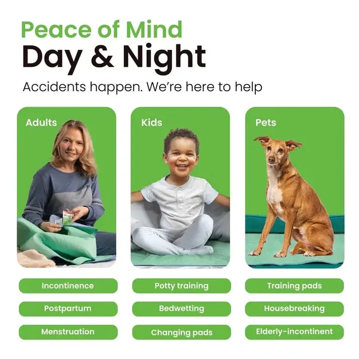 Reusable Heavy Absorbency Bed Protection Pads