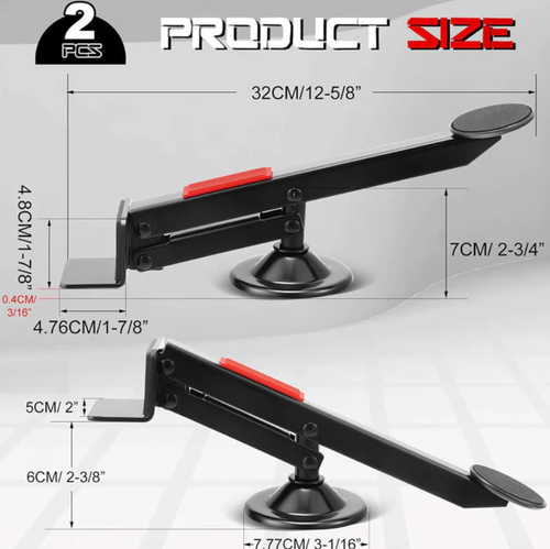 Swivel Type Door & Board Lifter - Labor-Saving Installation Tool