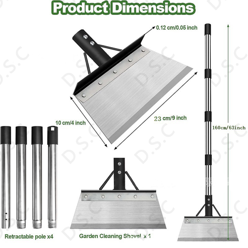 Manganese steel flat shovel