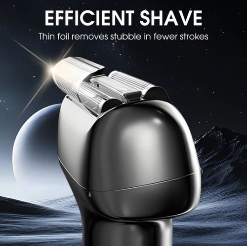 Men's Rechargeable Foil Electric Shaver – Efficient Close Shaving, Cordless Portable Wet & Dry Beard Razor for Daily Grooming