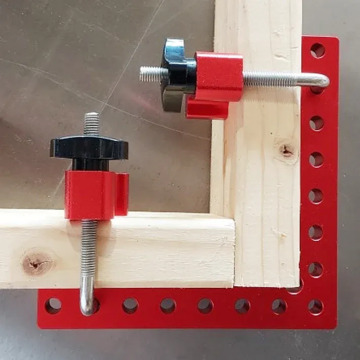 Durable Precision Positioning Clamping Squares Set – Aircraft-Grade Aluminum, Perfect 90° Angles in Seconds（6-piece set）