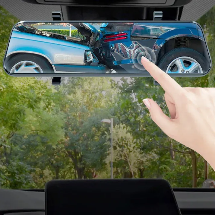 ✈️Touch Screen Rear View Mirror Dash Cam Smart Mirror