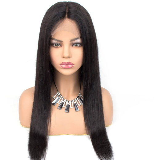 women's full head lace wig human hair wig