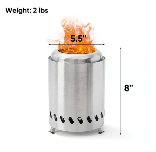 Portable Smokeless Tabletop Firepit