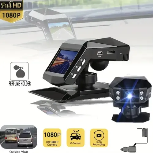 Center console perfume high-definition dashcam