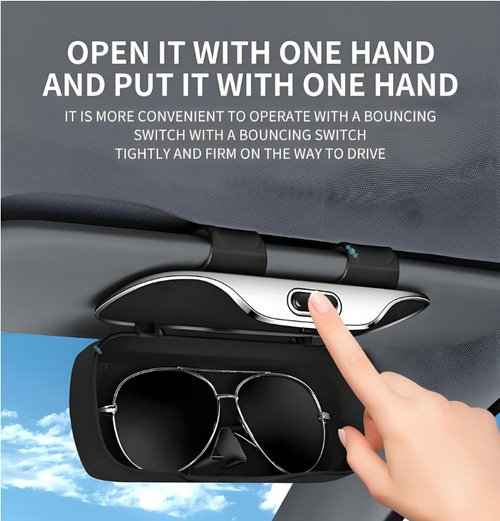 Car Visor Glasses Case