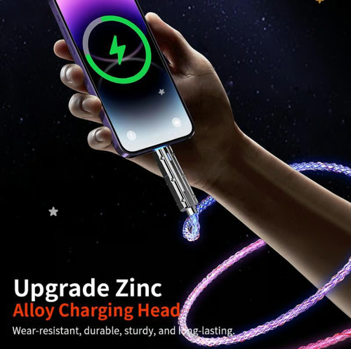 🎁Four-in-One Colorful lights Data Cable