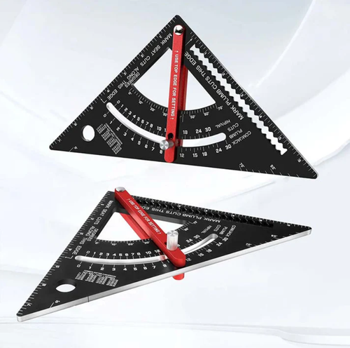 7inch Aluminum Alloy Rafter Square for Carpenter