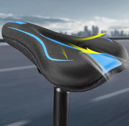 🔥 High Elasticity Silicone Bicycle Seat Cover 🚴💕