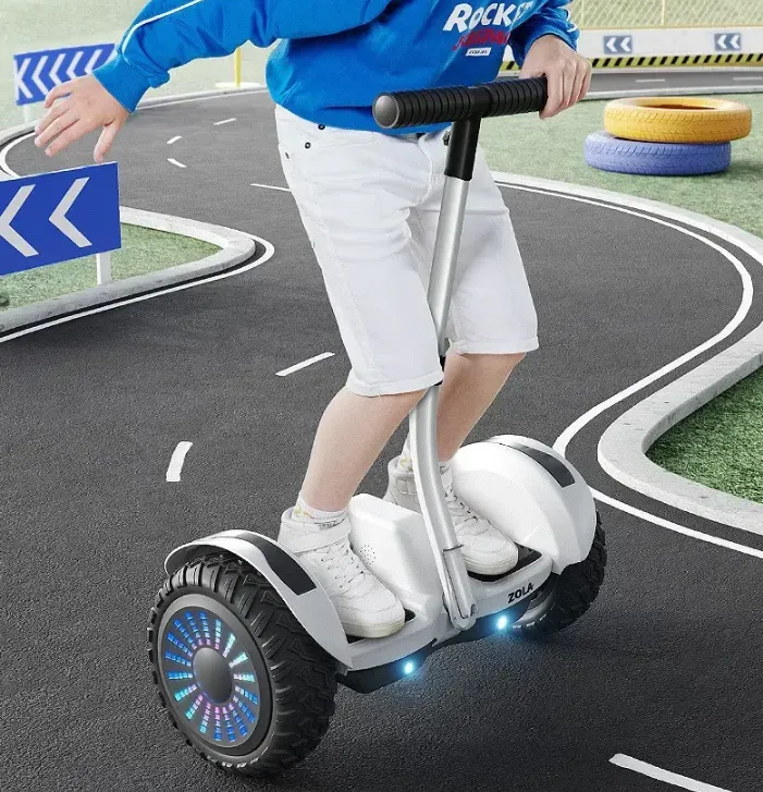 Smart self-balancing electric vehicle