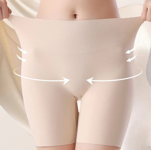 2pcs🏆 High-waisted women's silk satin underwear with tummy control and hip-lifting effect 👑🌿