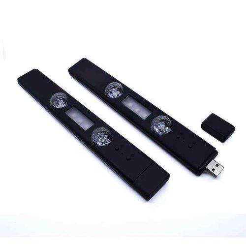 LED Car Atmosphere Light RGB Roof Star Lamp With Remote Wireless USB Multiple Modes Auto Interior Decorative Ambient Party Light