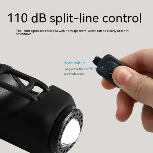 2-in-1 Bike Light and Horn