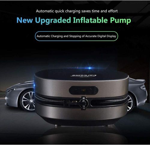 Digital Touch Screen Car Tyre Air Compressor With Flash Light