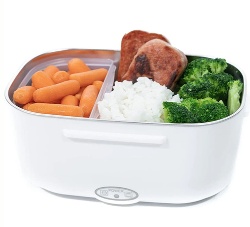 🖤2-in-1 Portable Dual Voltage Electric Lunch Box