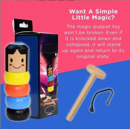 💕The magic wooden man who can't be broken up