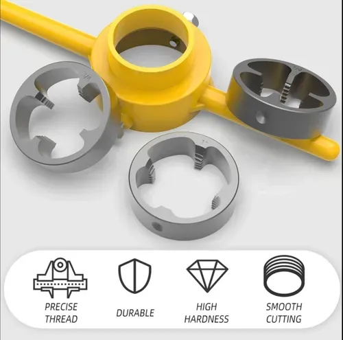 Water Pipe Die Plastic Pipe Die Tap Wrench Set