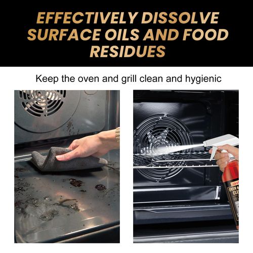 Specialized Cleaner, Deodorizer, and Degreaser for Oven Racks